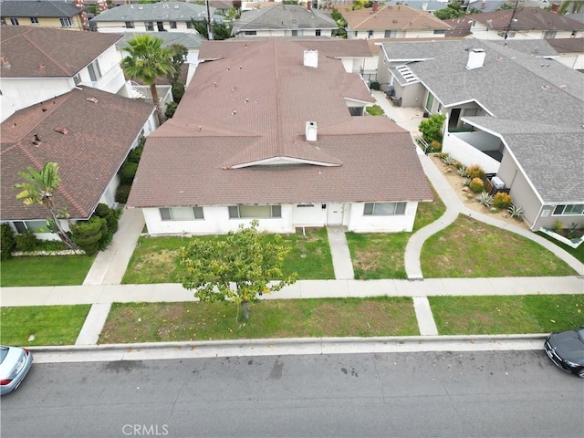drone / aerial view featuring a residential view