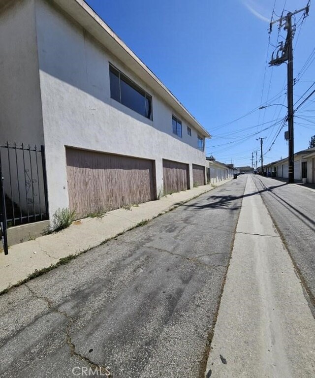 view of road