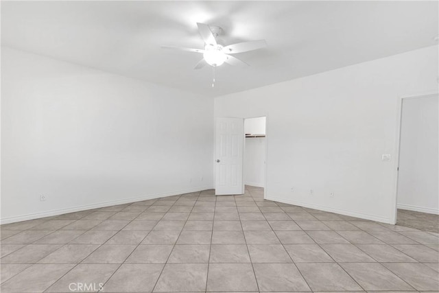 21683 Ramona Rd, Apple Valley, CA 92307 - empty room featuring baseboards and a ceiling fan
