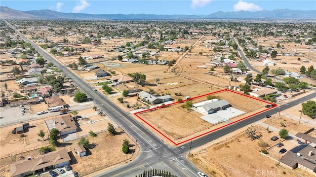 21683 Ramona Rd, Apple Valley, CA 92307 - bird's eye view featuring a mountain view