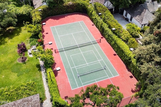 drone / aerial view