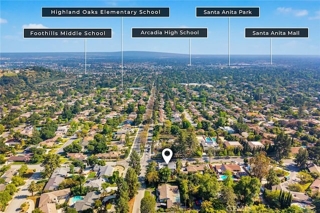 1145 E Grandview Ave, Sierra Madre, CA 91024 - view of property location featuring nearby suburban area