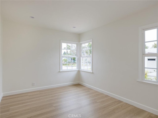 5244 W 137th Pl, Hawthorne, CA 90250 - unfurnished room with plenty of natural light, light wood-style flooring, and baseboards