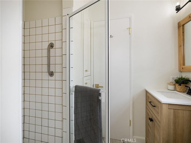5244 W 137th Pl, Hawthorne, CA 90250 - bathroom featuring vanity and a shower stall