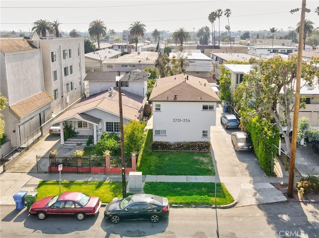 3731 Glendon Ave, Los Angeles, CA 90034 - bird's eye view featuring a residential view