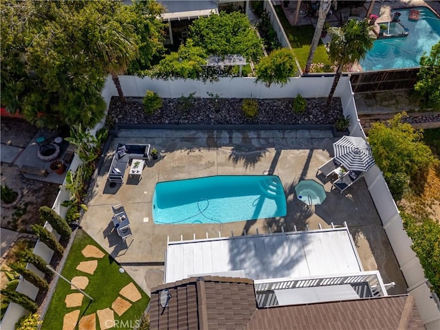 30151 Via Amante, Menifee, CA 92584 - aerial view of a pool