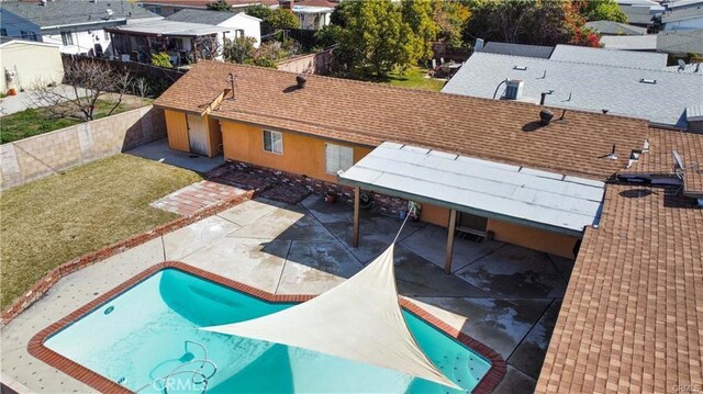2517 E Walnut Crk, West Covina, CA 91791 - drone / aerial view of a pool area