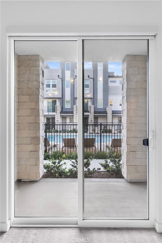 doorway with a healthy amount of sunlight