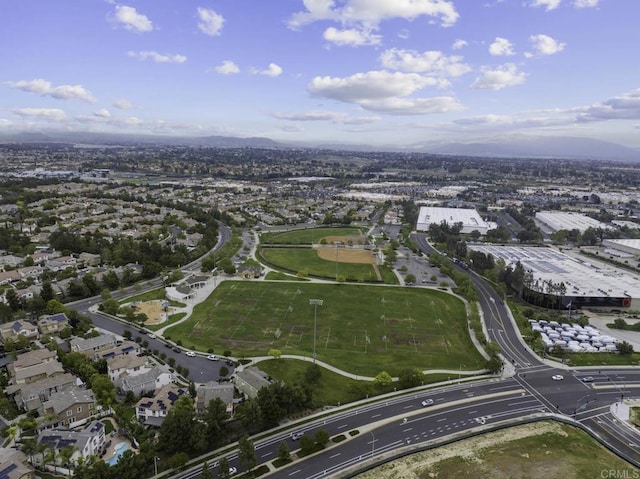 40603 Melrose Dr, Temecula, CA 92591 - aerial view featuring a mountain view and a residential view