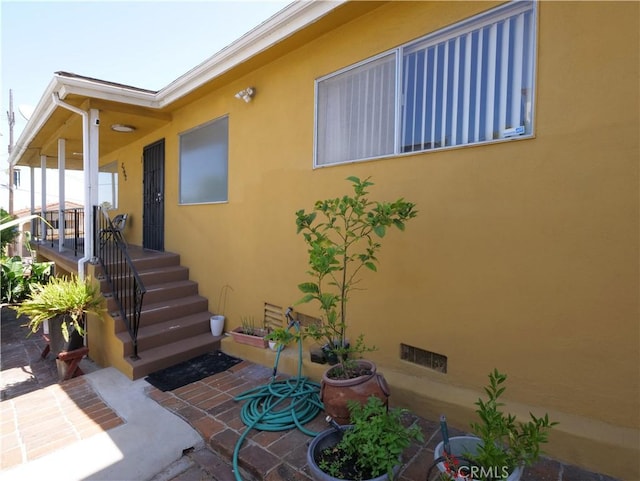2302 S Gaffey St Unit 1, San Pedro, CA 90731 - doorway to property with stucco siding