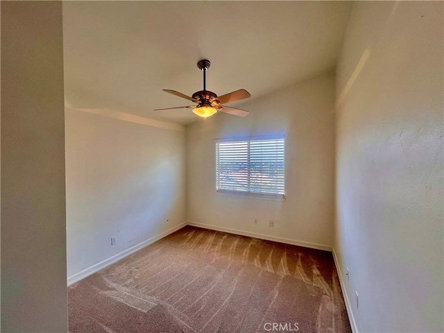 18725 Dallas Ave, Riverside, CA 92508 - carpeted empty room with baseboards and ceiling fan