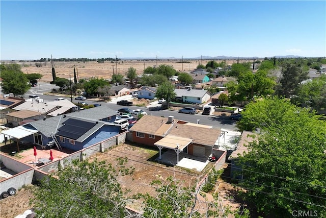 drone / aerial view featuring a residential view