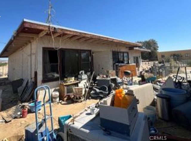 view of back of property