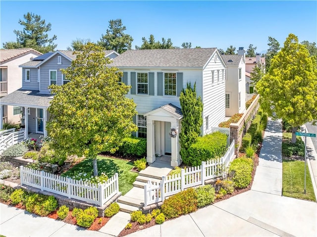 39992 Pasadena Dr, Temecula, CA 92591 - view of property featuring a fenced front yard and a residential view