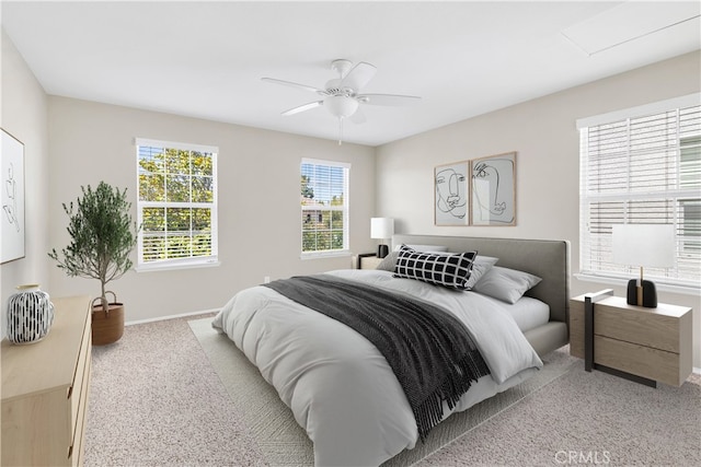 39992 Pasadena Dr, Temecula, CA 92591 - carpeted bedroom featuring baseboards and a ceiling fan