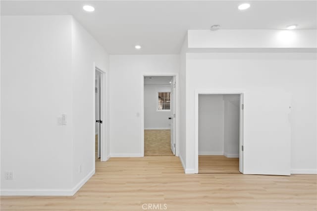 3516 Illinois Trl, Frazier Park, CA 93225 - interior space featuring light wood-style flooring, baseboards, and recessed lighting