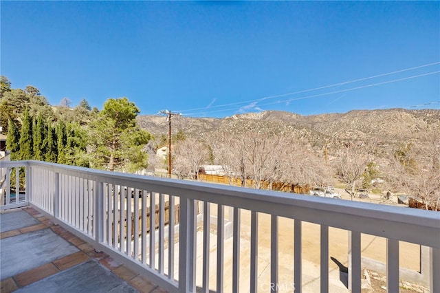 3516 Illinois Trl, Frazier Park, CA 93225 - balcony with a mountain view