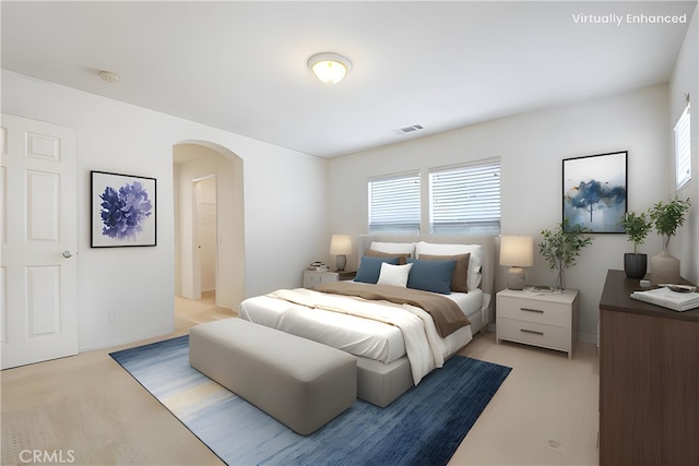 5 Chinaberry, Irvine, CA 92618 - bedroom with arched walkways, multiple windows, and baseboards