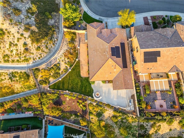 drone / aerial view