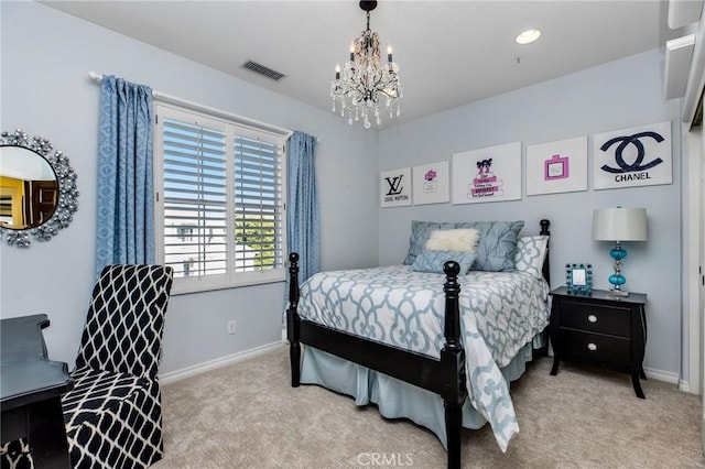 11 Sunswept Mesa, Aliso Viejo, CA 92656 - carpeted bedroom featuring a chandelier and baseboards