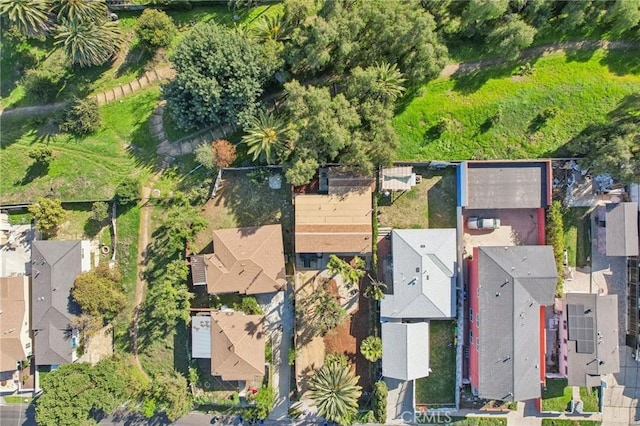 drone / aerial view featuring a residential view