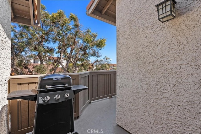 44 Corniche Dr Unit G, Dana Point, CA 92629 - view of patio / terrace featuring a balcony and a grill