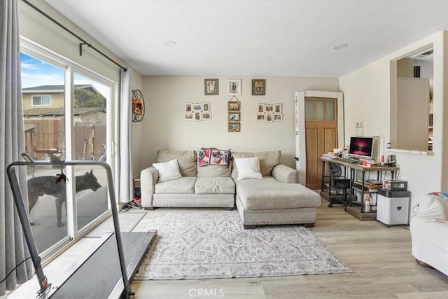 2111 Sanford St, Oxnard, CA 93033 - living area with light wood-style flooring