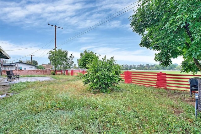 419 San Jacinto St, Redlands, CA 92373 - view of yard with fence and a patio area