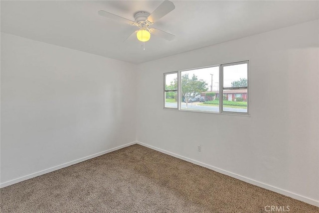 419 San Jacinto St, Redlands, CA 92373 - carpeted spare room featuring baseboards and a ceiling fan