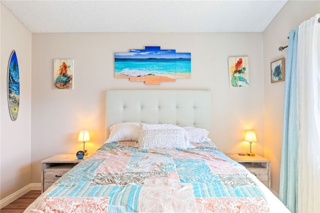 9387 Hot Springs Rd, Corona, CA 92883 - bedroom with baseboards and wood finished floors