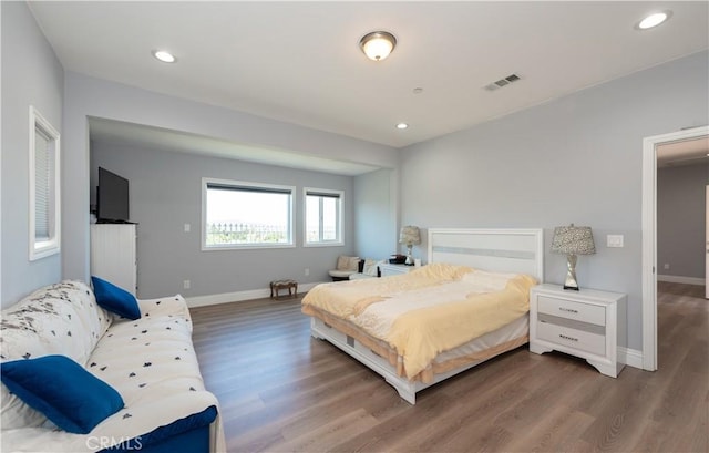 2302 Delfs Ln, Rowland Heights, CA 91748 - bedroom with wood finished floors, baseboards, and recessed lighting