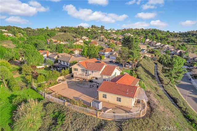 birds eye view of property featuring a residential view