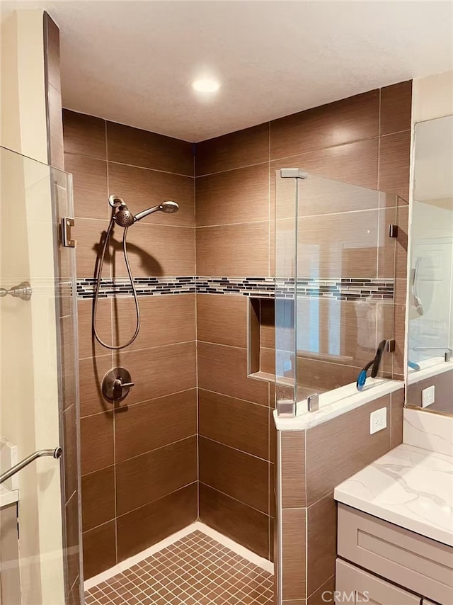 2302 Delfs Ln, Rowland Heights, CA 91748 - full bath with a stall shower and vanity