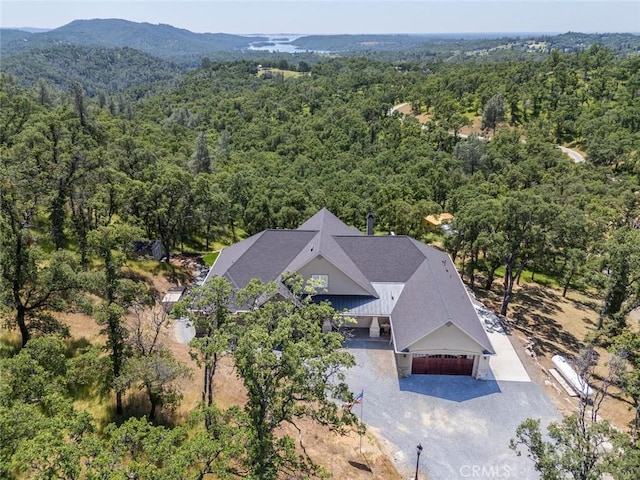 2483 Manhattan Bar Rd, Auburn, CA 95603 - view of subject property with a forest and mountains