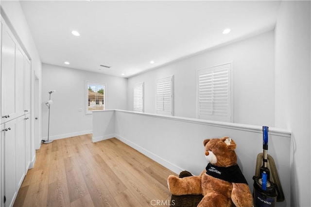 63 Birmingham, Irvine, CA 92620 - unfurnished room featuring light wood-style floors, recessed lighting, and baseboards