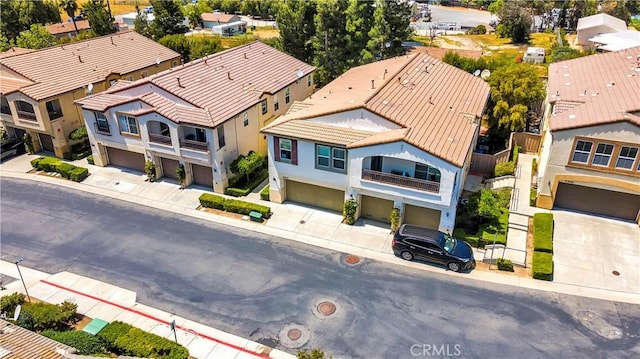 drone / aerial view featuring a residential view