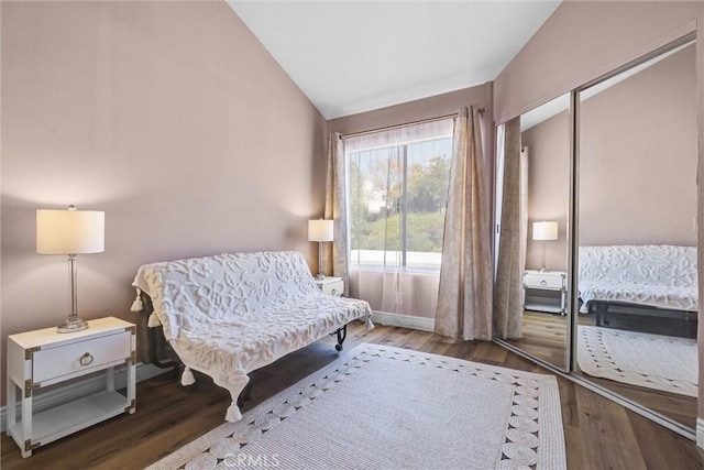28215 Via Luis, Laguna Niguel, CA 92677 - sitting room with lofted ceiling, wood finished floors, and baseboards