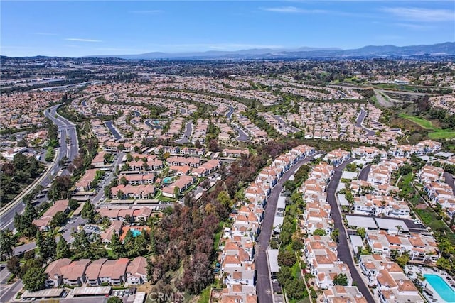 28215 Via Luis, Laguna Niguel, CA 92677 - aerial view of property and surrounding area with nearby suburban area and mountains