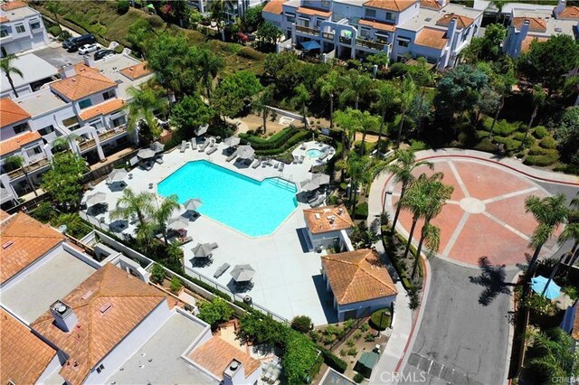 28215 Via Luis, Laguna Niguel, CA 92677 - aerial view of property's location featuring a pool area
