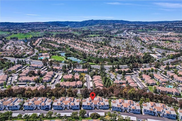28215 Via Luis, Laguna Niguel, CA 92677 - aerial view of property's location with nearby suburban area and a mountainous background