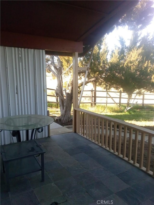 23171 Woodford Tehachapi Rd, Tehachapi, CA 93561 - view of patio / terrace featuring fence
