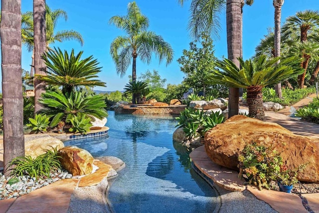 view of pool