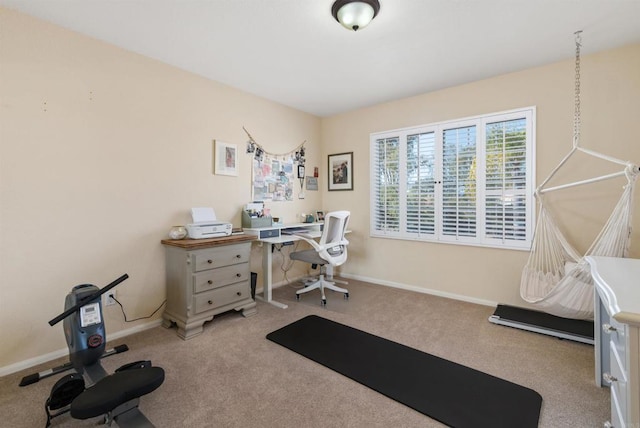 2034 Ridgecrest Pl, Escondido, CA 92029 - home office with carpet floors and baseboards