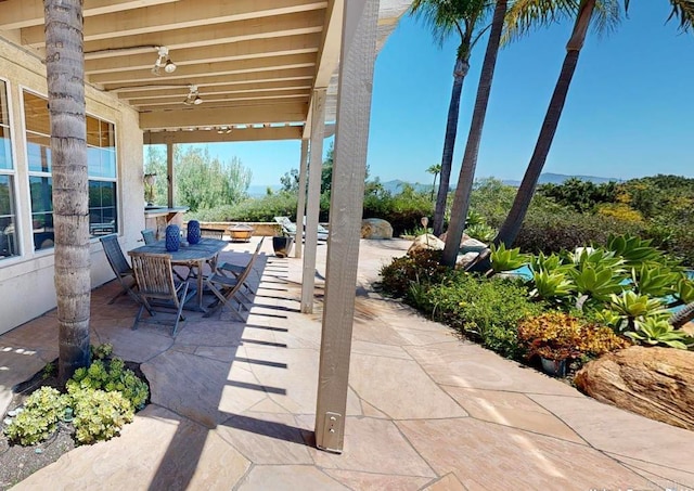2034 Ridgecrest Pl, Escondido, CA 92029 - view of patio / terrace with outdoor dining space