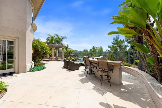 6312 Camino Marinero, San Clemente, CA 92673 - view of patio / terrace with an outdoor living space