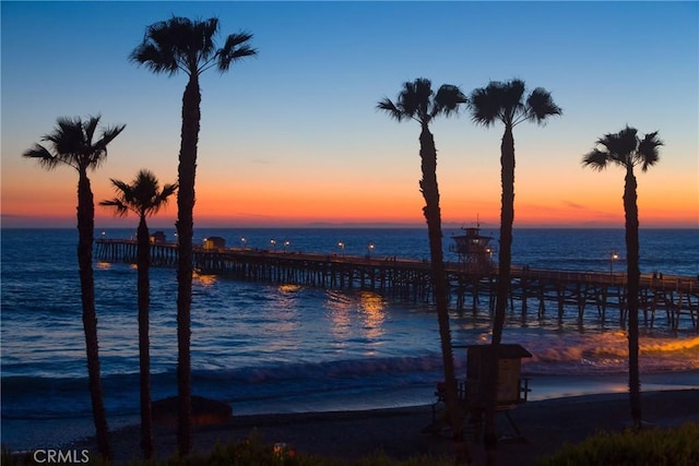 6312 Camino Marinero, San Clemente, CA 92673 - water view featuring a pier