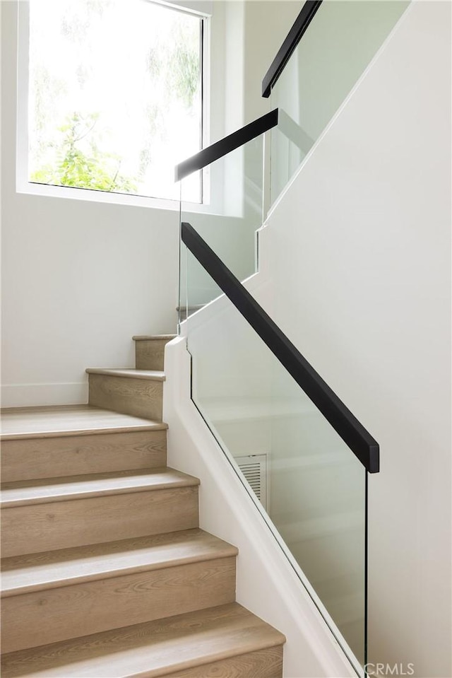 view of stairs