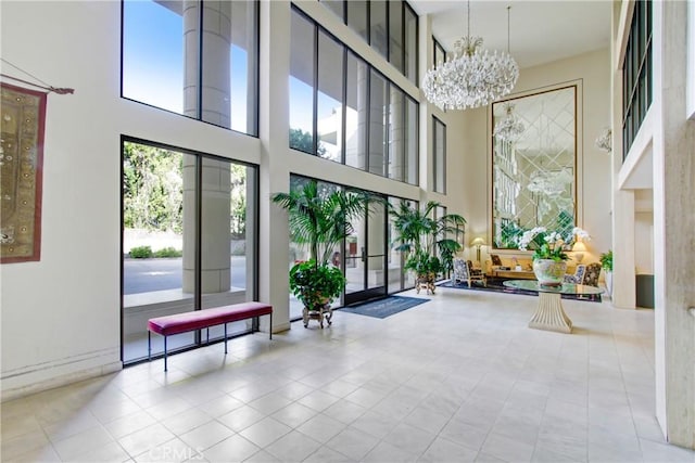 view of community lobby