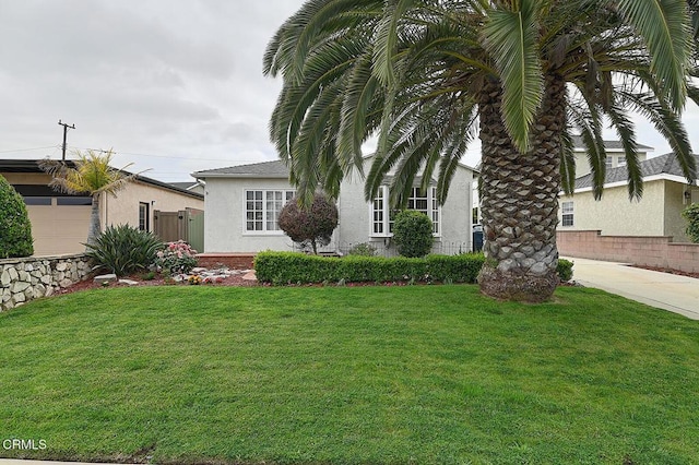 2030 Lomita Park Pl, Lomita, CA 90717 - view of front of home featuring a front lawn, stucco siding, and a garage