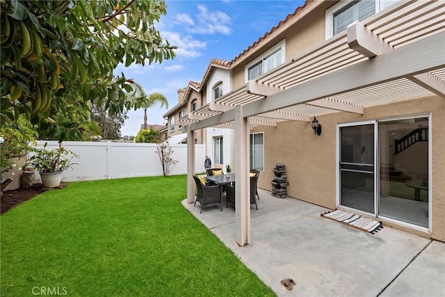 30 Calle Estero, Rancho Santa Margarita, CA 92688 - view of yard featuring a pergola and a patio